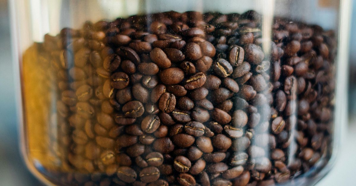 Photo of Coffee Bean in Coffee Grinding Machine